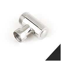 Уголок Сунержа Без серии 31-1511-0134 для водяных, черный матовый Уголок Сунержа Без серии 31-1511-0134 для водяных, черный матовый