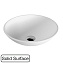 Раковина накладная Whitecross Jade 0703.040040.200 41x38 белый матовый