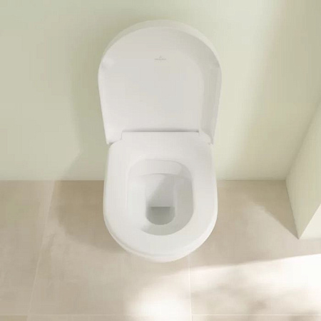 Унитаз подвесной Villeroy & Boch Subway 2.0 Plus 5614A1R1 альпийский белый CeramicPlus