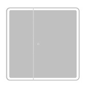 Шкаф-зеркало BelBagno Marino SPC-MAR-600/800-1A-LED-TCH 60x80 с подсветкой, белый