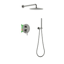 Душевой комплект Timo Saona SX-2369/18SM черное золото Душевой комплект Timo Saona SX-2369/18SM черное золото