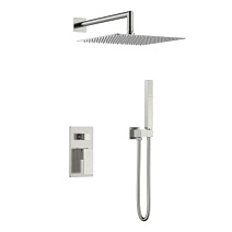 Душевой комплект Boheme Qubic 474-3-NB для ванны, никель брашированный Душевой комплект Boheme Qubic 474-3-NB для ванны, никель брашированный