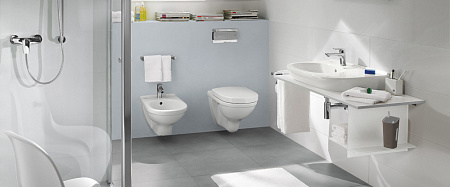 Унитаз подвесной Villeroy & Boch O.Novo 5688H101 микролифт, альпийский белый