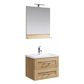 Мебель для ванной Aqwella Фостер FOS01072DS 70 подвесная, 2 ящика,  дуб сонома