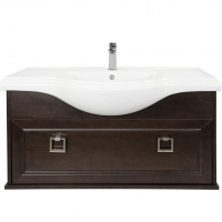 Тумба с раковиной Tessoro Foster TS-F90120-CH-N 120 подвесная, темный орех