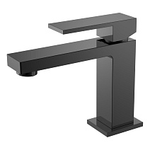 Смеситель Boheme Qubic 471-SGM для раковины, оружейная сталь глянцевая Смеситель Boheme Qubic 471-SGM для раковины, оружейная сталь глянцевая