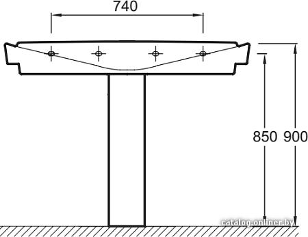 Пьедестал для раковины Jacob Delafon Reve 5032W-00