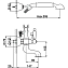 Смеситель Cisal Arcana Toscana TS00012027 для ванны с душем, бронза - фото 3