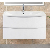 Тумба с раковиной BelBagno Acqua ACQUA-1000-2C-SO-BL 100 подвесная, Bianco Lucido