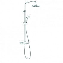 Душевая стойка Kludi Logo 6809505-00 с термостатом, хром