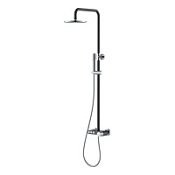 Душевая стойка Boheme Stick 128-BCR.2 ручка Touch, черный/хром