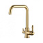Смеситель Zorg Inox SZR-7039 BRONZE для кухонной мойки, бронза