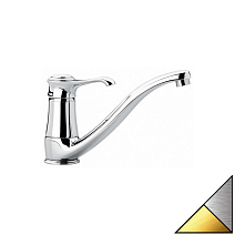 Смеситель Emmevi Tiffany 6095CO для кухонной мойки, хром/золото Смеситель Emmevi Tiffany 6095CO для кухонной мойки, хром/золото
