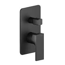 Смеситель Nobili Seven SE124100BM для ванны с душем, черный матовый