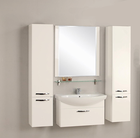 Тумба с раковиной Aquaton Ария 1A141701AA010 80 белый