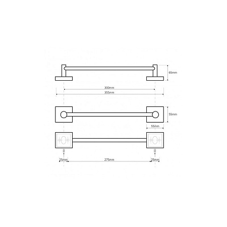 Полотенцедержатель Bemeta Beta 132104012 30