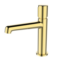 Смеситель BelBagno Uno UNO-LVM-ORO для раковины, золото