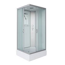 Душевая кабина Niagara Classic NG-33084-14Q 100x80x215 стекло матовое/профиль серебро
