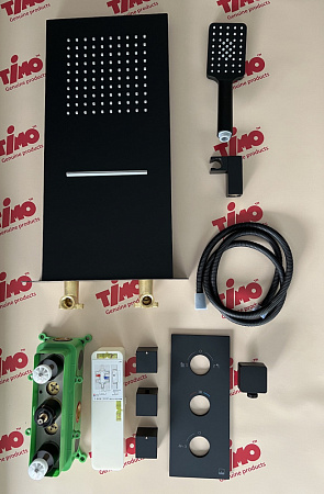 Душевой комплект Timo Petruma SX-5039/03SM черный