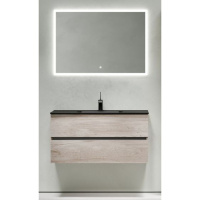 Мебель для ванной Sancos Urban 100 UR100EG дуб галифакс натуральный/черный