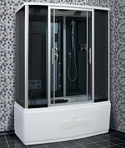 Душевой бокс Timo Standart T-1140 140x88x220 тонированное стекло/хром