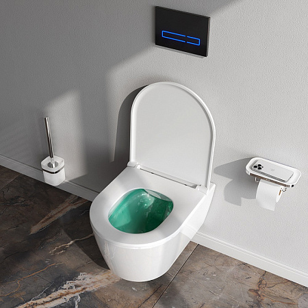 Унитаз подвесной Am.Pm Func C8F1700MWSC микролифт, белый матовый