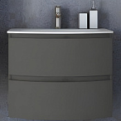 Тумба с раковиной Cezares Vague 54905 69 grigio talpa opaco