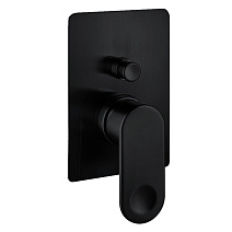 Смеситель Palazzani Wild 08119938 для ванны с душем(внешняя часть) на 2 потребителя, черный матовый Смеситель Palazzani Wild 08119938 для ванны с душем(внешняя часть) на 2 потребителя, черный матовый