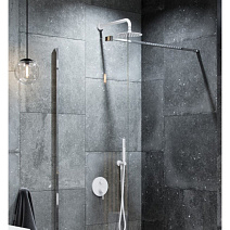 Душевая стойка Excellent Pi AREX.SET.1245WH белый матовый