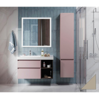 Мебель для ванной Kerama Marazzi Cubo CUB.90Lh\LIM 90 левая, с открытой полкой, лимо матовый