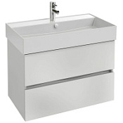 Тумба с раковиной Jacob Delafon Tolbiac EB2382-J5 80 раковина Vivienne, белый лак