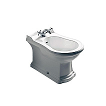 Биде напольное Kerasan Retro 102201*3 с 3 отверстиями под смеситель, белый