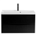 Тумба с раковиной BelBagno Marino MARINO-800-2C-SO-NL-P + BB800/450-LV-MR-AST 80 nero lucido