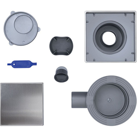 Душевой трап Logan L006-150 15х15 нержавеющая сталь