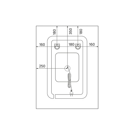 Зеркало IDDIS Zodiac ZOD5000i98 50х70 с подсветкой