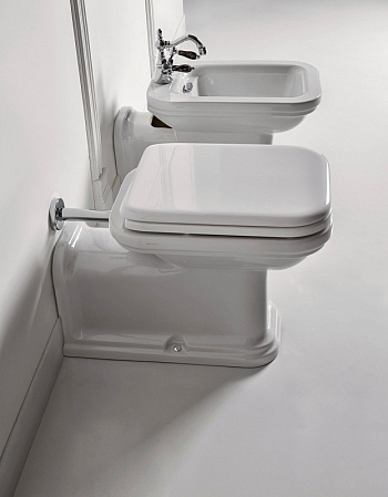 Унитаз приставной Kerasan Waldorf 411601 белый