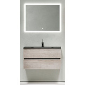 Мебель для ванной Sancos Urban 90 UR90EG дуб галифакс натуральный/черный