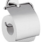 Держатель туалетной бумаги Hansgrohe Logis Classic с крышкой