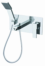 Смеситель Remer Qubica Q04 для ванны с душем, хром