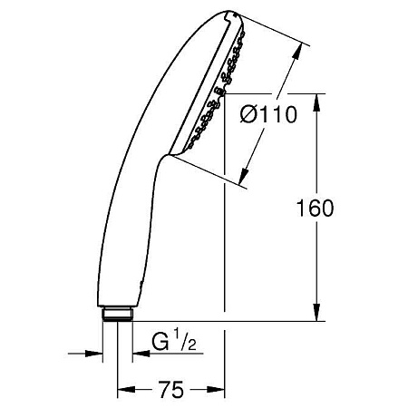 Душевая лейка Grohe Tempesta 110 27852003 хром