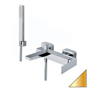 Смеситель Fiore Kube 100OO8552 для ванны с душем, золото