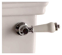 Ручка смыва для бачка унитаза Devon&Devon IBLEVADX/CR хром/белый