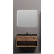 Мебель для ванной Sancos Marmi 1.0 MR1.090ECH 90 дуб чарльстон/черный