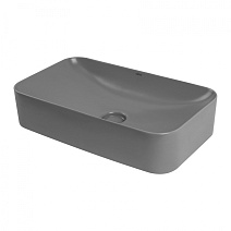 Раковина накладная ABBER Rechteck AC2204MG серый матовый