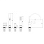 Смеситель ABBER Wasserfall AF8613 на борт ванны, хром - фото 2