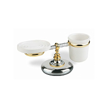 Мыльница Stil Haus Giunone G15М(02) хром/золото