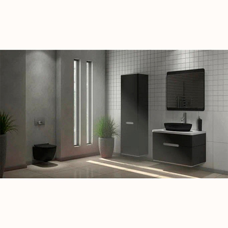Раковина на столешницу beWash Bogen 88601070 60x40x13,5 черный матовый