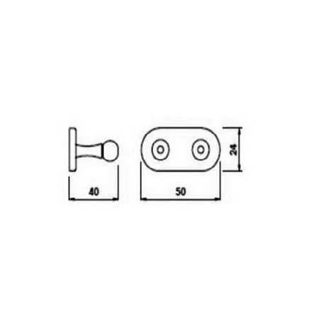 Крючок Bagno & Associati Grand Hotel GH24292 BR