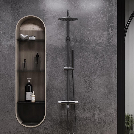 Душевая стойка Damixa Scandinavian Pure 936810300 черный