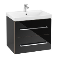 Тумба с раковиной Villeroy & Boch Avento A89000B3 63 Crystal Black